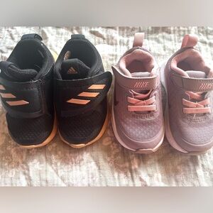 Bundle of Size 4 Sneakers: Nike & Adidas